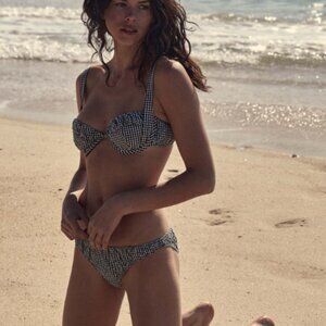 BRAND NEW with Tags DOEN Gingham Bikini